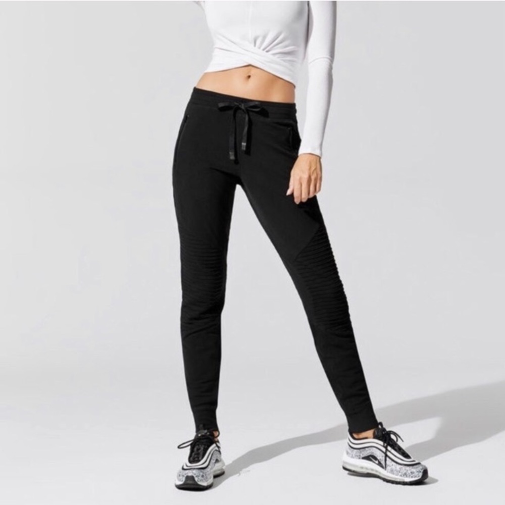 NEW Alo Urban Moto Sweatpants Black